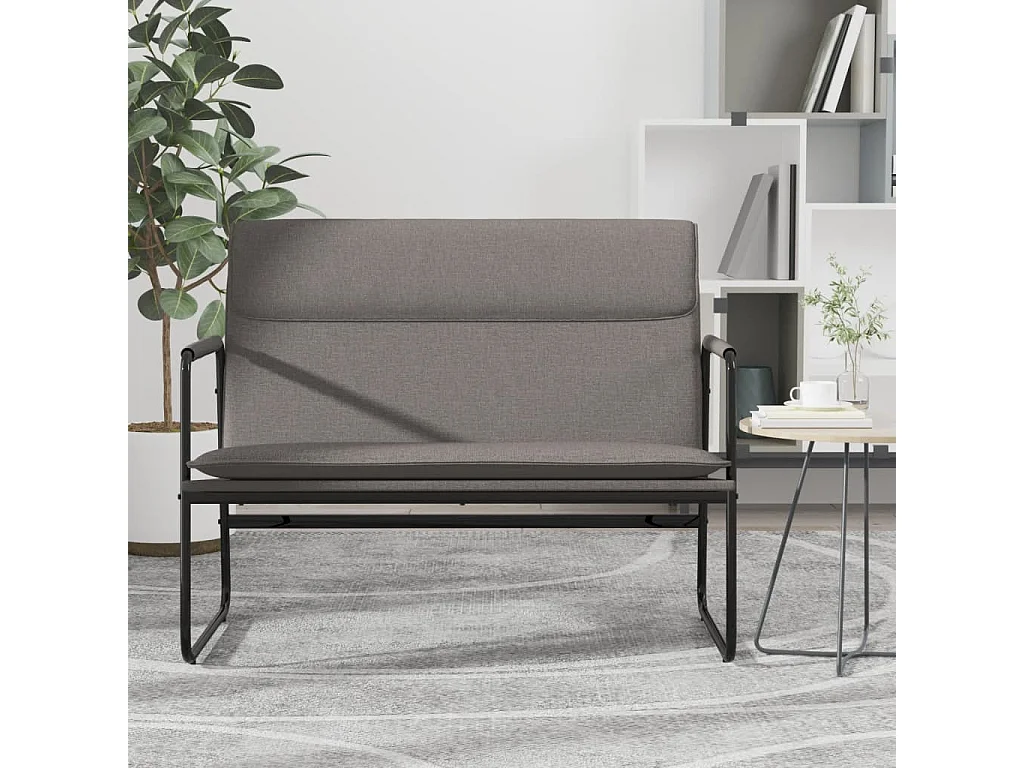 Banc Taupe 100x64x80 Tissu