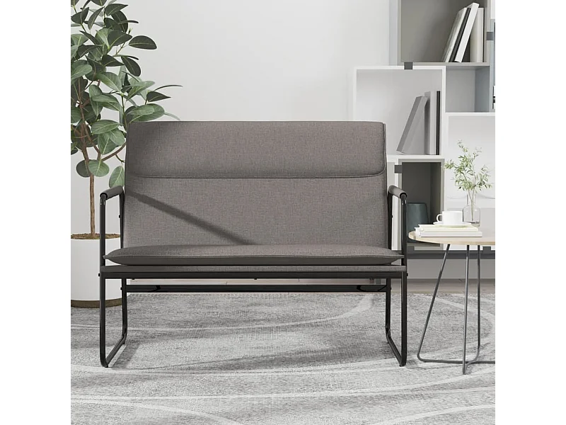 Banc Taupe 100x64x80 Tissu