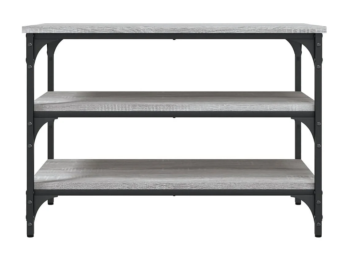 Banc à chaussures sonoma gris 70x38,5x49 bois d'ingénierie