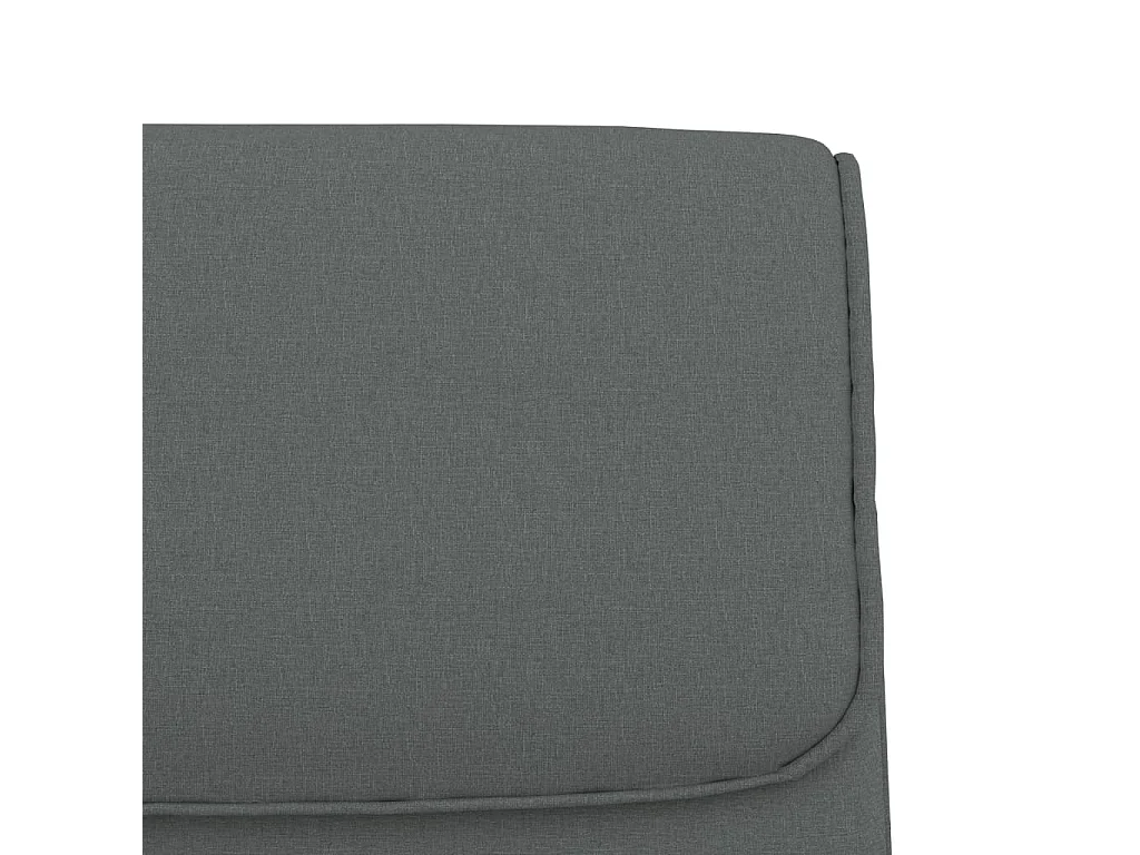 Banc Gris foncé 100x64x80 Tissu