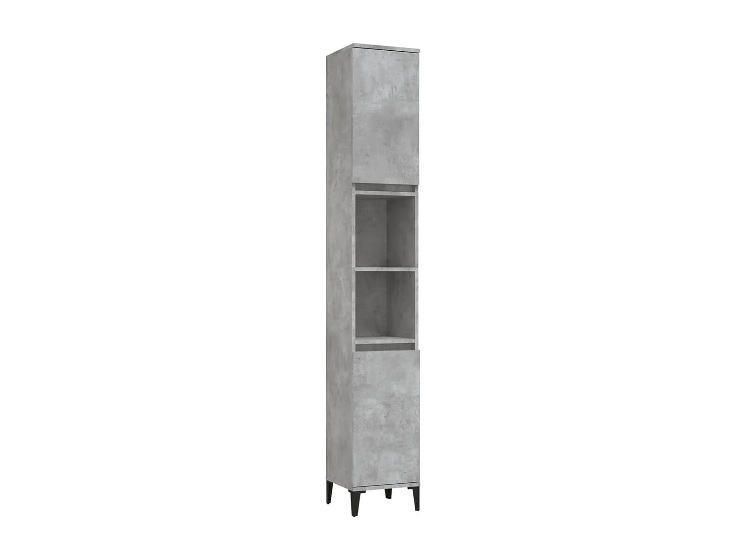 Armoire de salle de bain gris béton 30x30x190