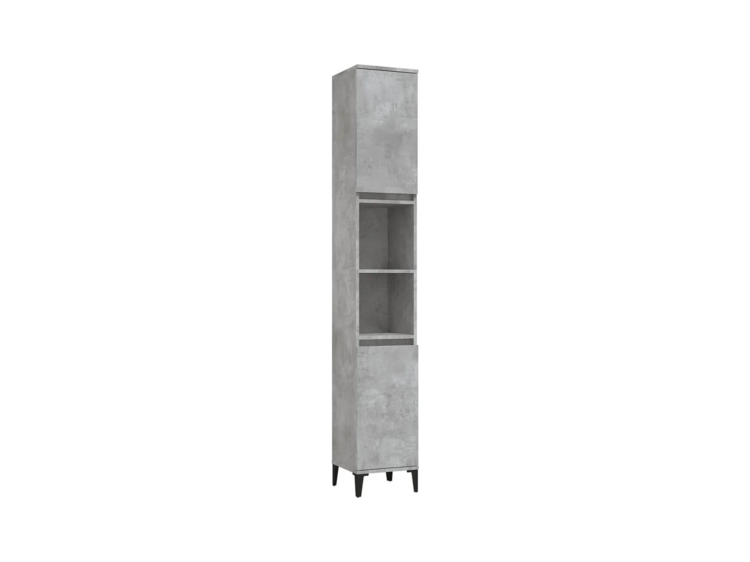 Armoire de salle de bain gris béton 30x30x190
