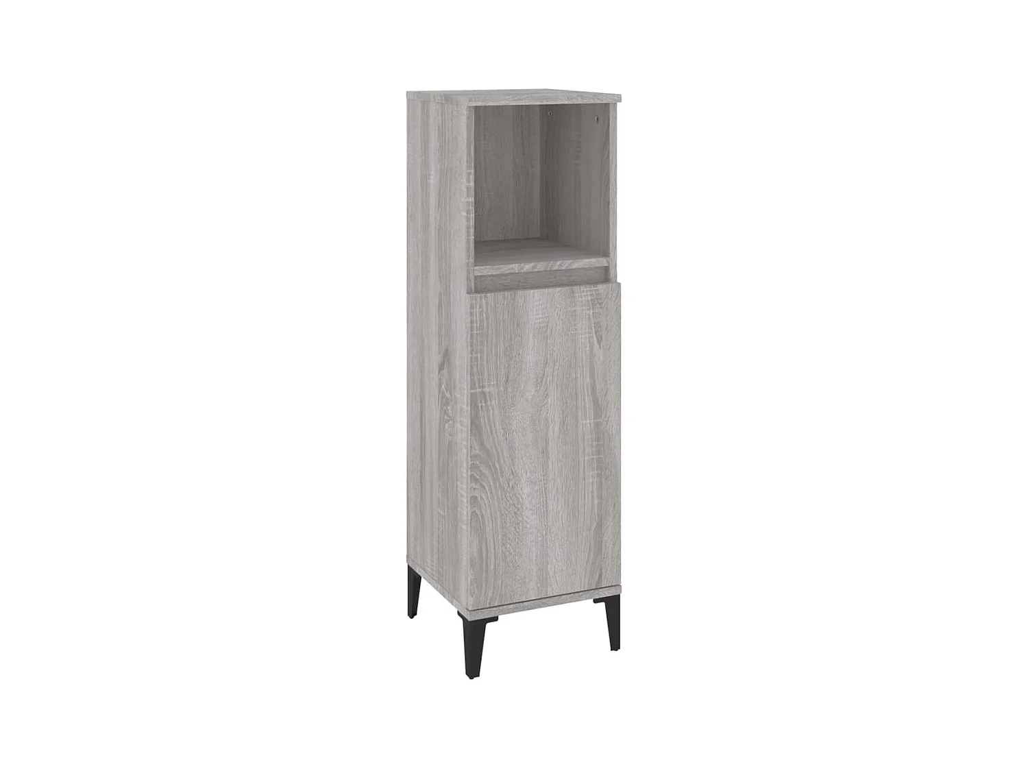 Armoire salle de bain sonoma gris 30x30x100