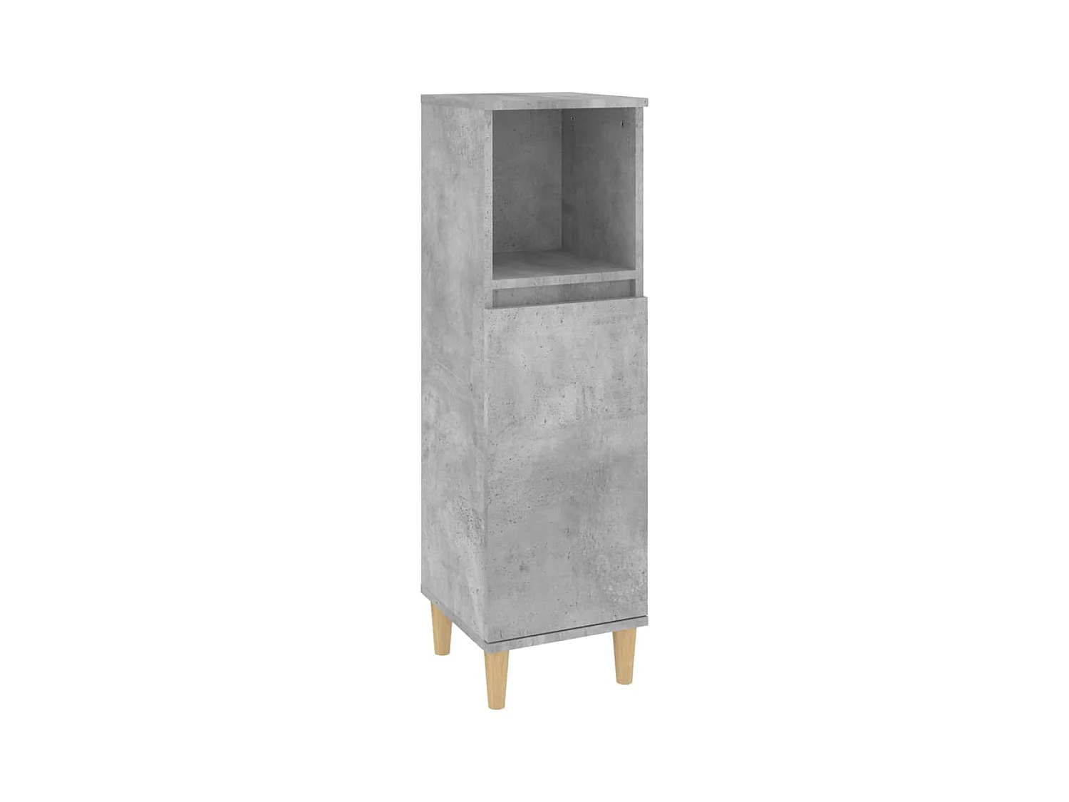 Armoire de salle de bain gris béton 30x30x100