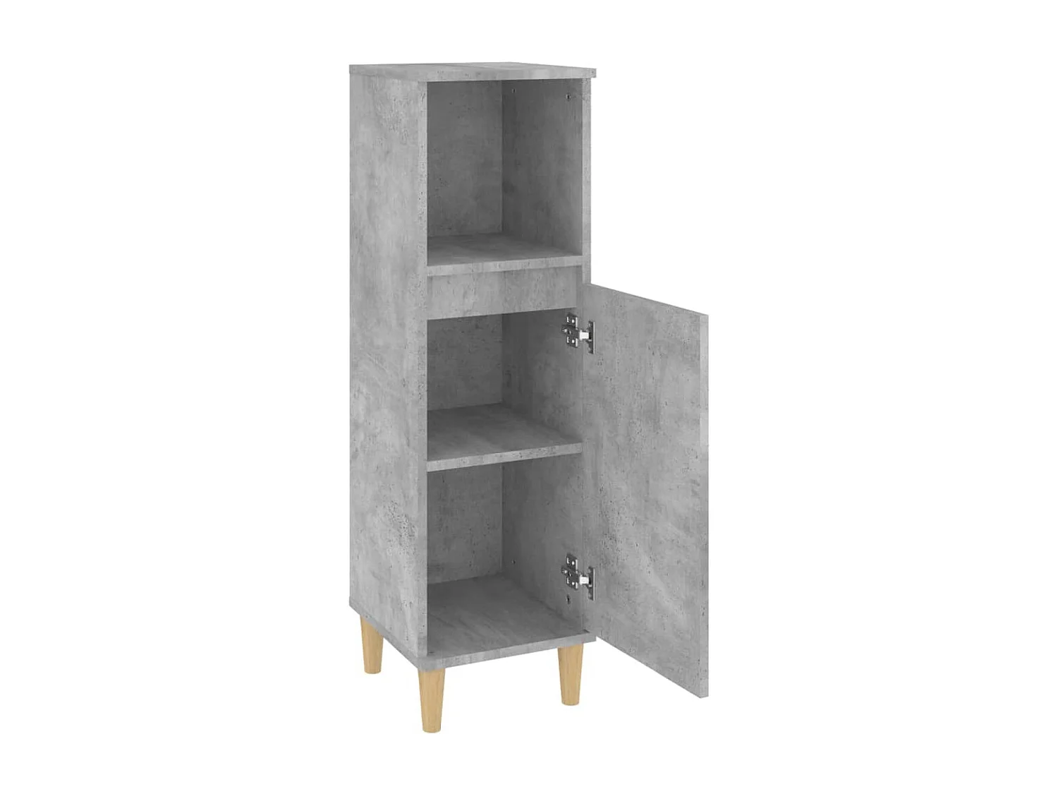 Armoire de salle de bain gris béton 30x30x100