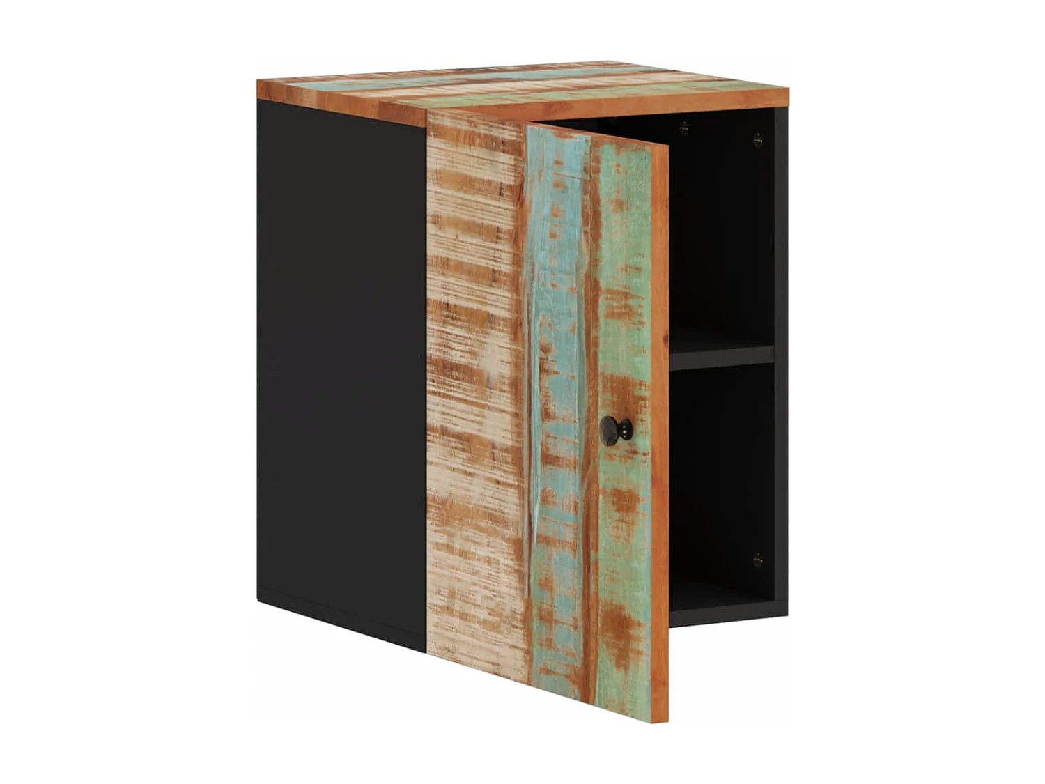 Armoire de salle de bain murale 38x33x48 bois de récupération