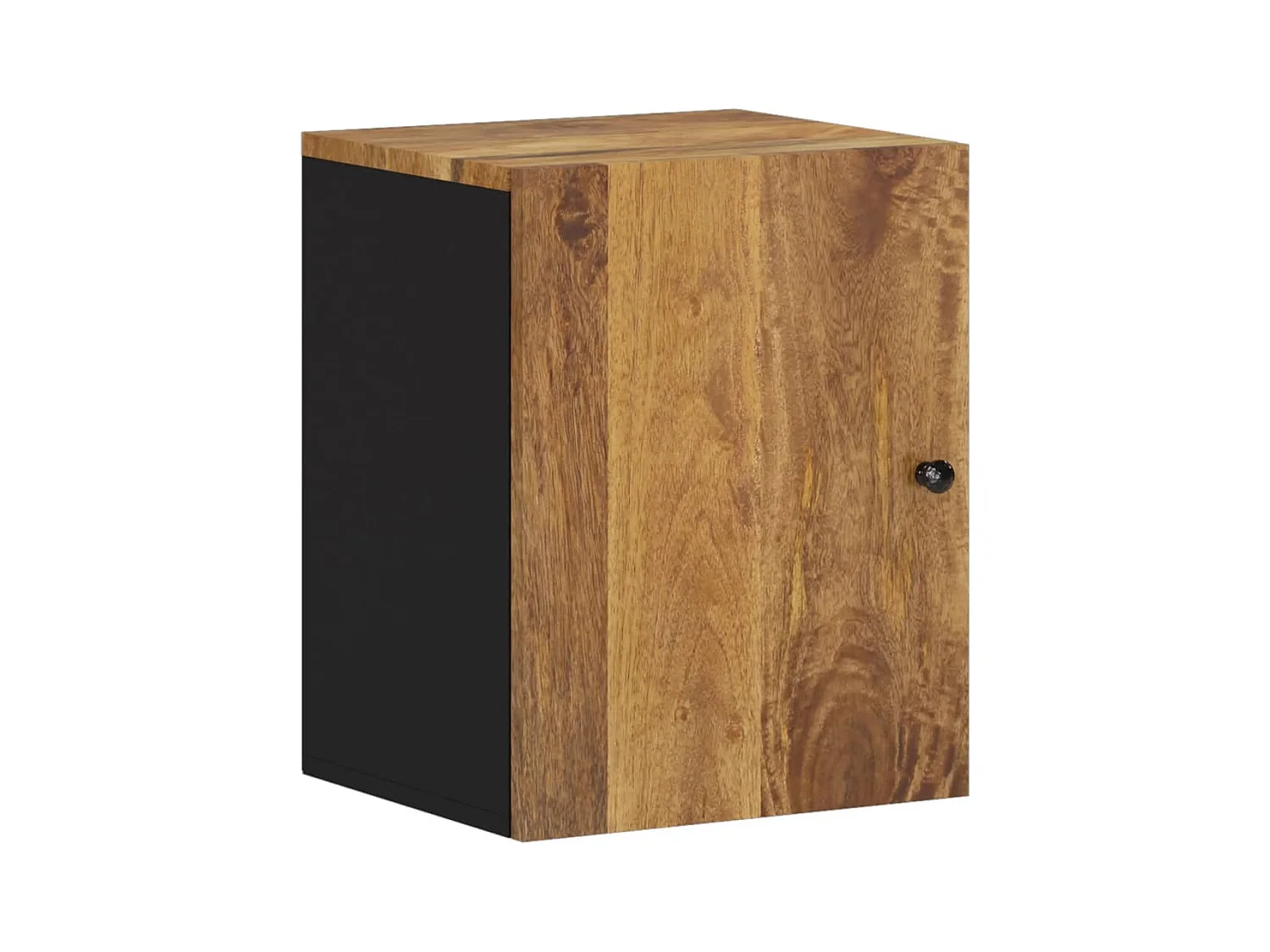 Armoire de salle de bain murale 38x33x48 bois massif manguier