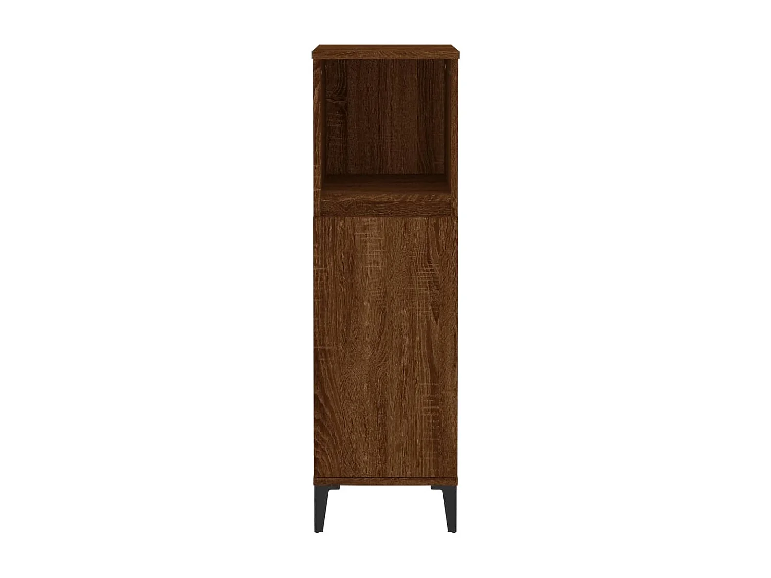 Armoire de bain chêne marron 30x30x100 bois d'ingénierie