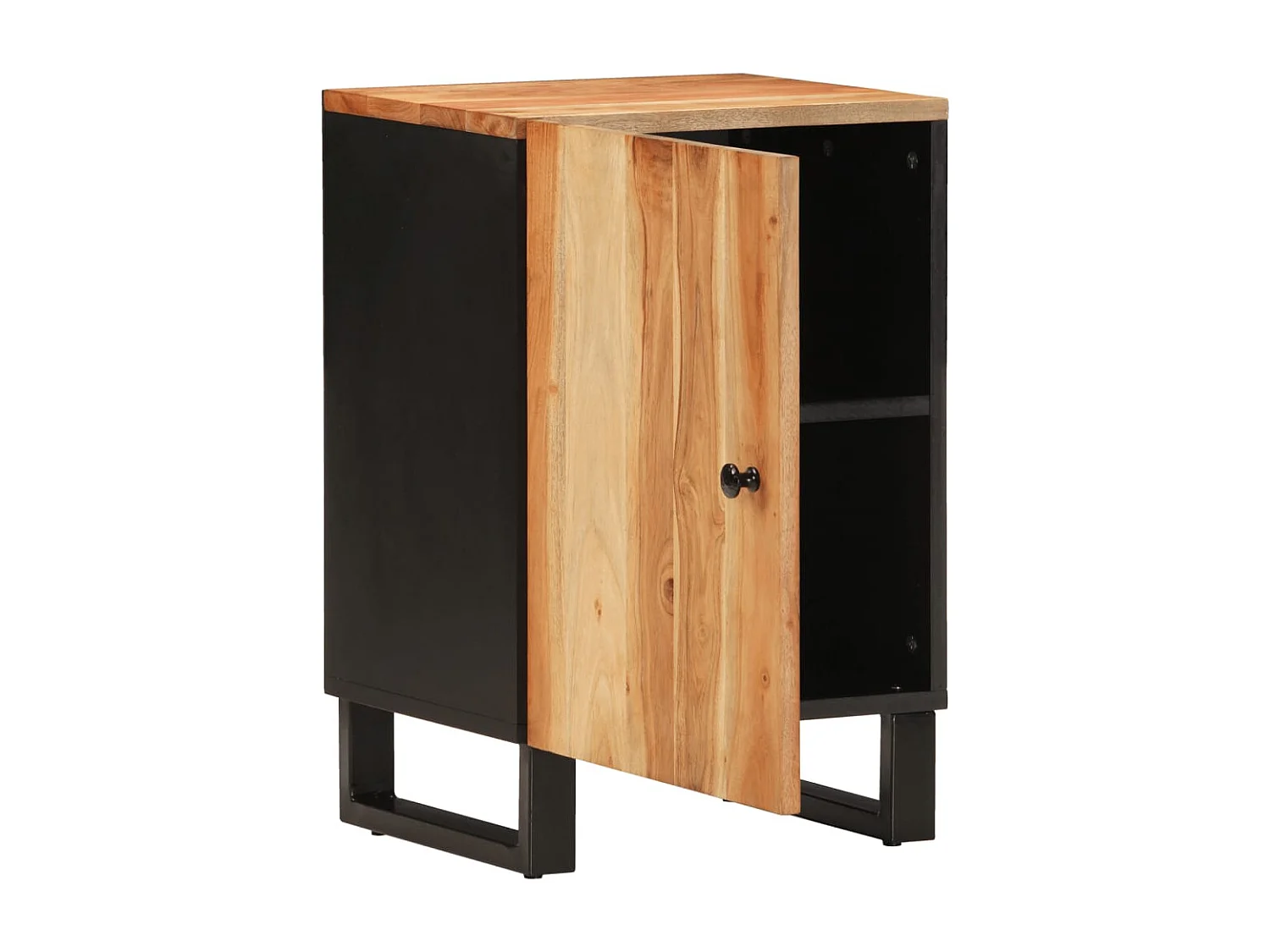 Armoire de salle de bain 38x33x58 bois massif d'acacia