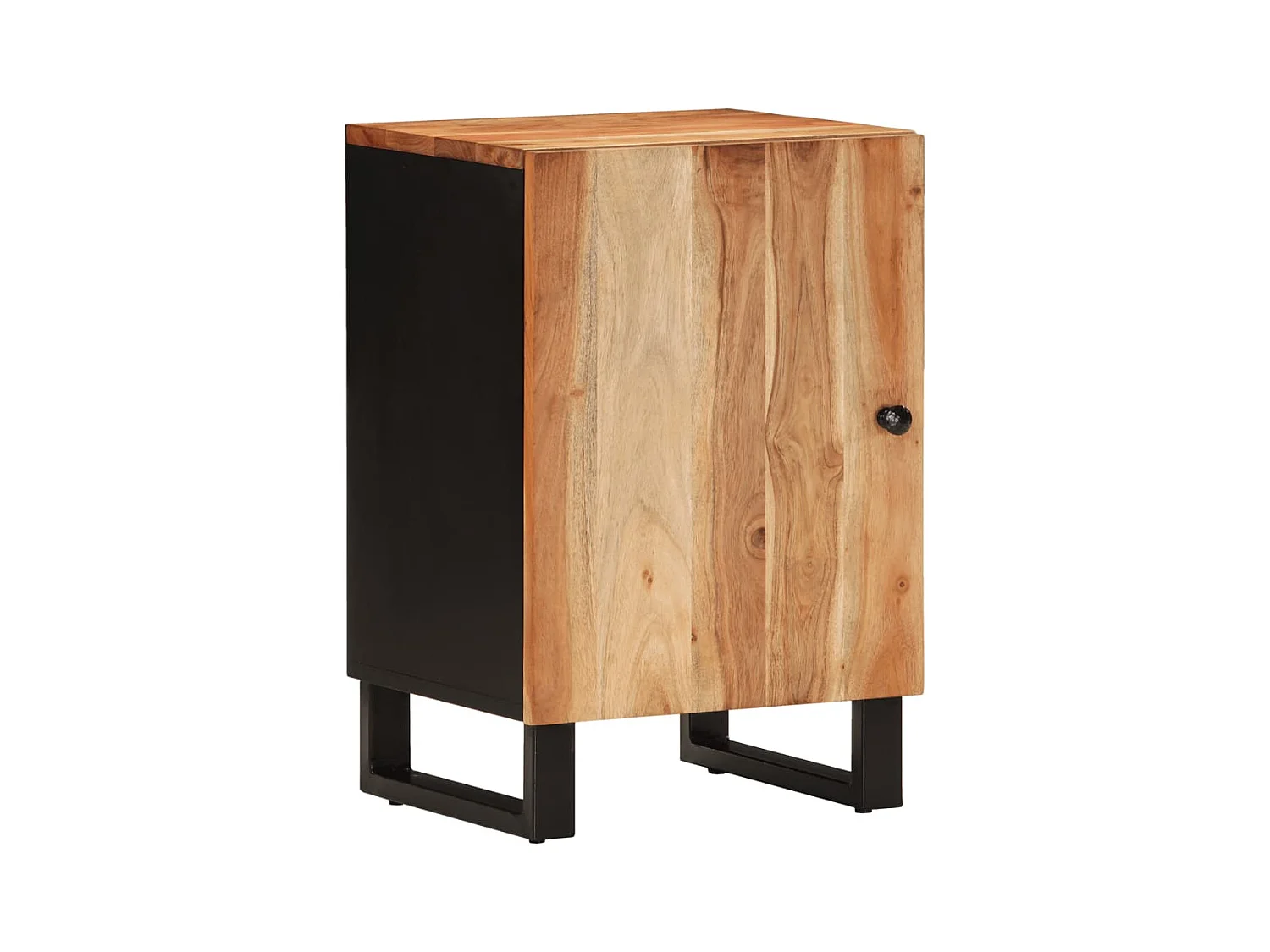 Armoire de salle de bain 38x33x58 bois massif d'acacia