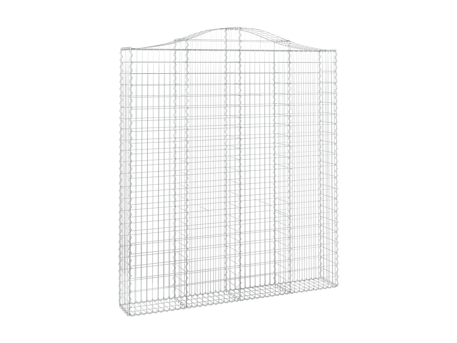 Panier de gabions arqué 200x30x220-240 Fer galvanisé