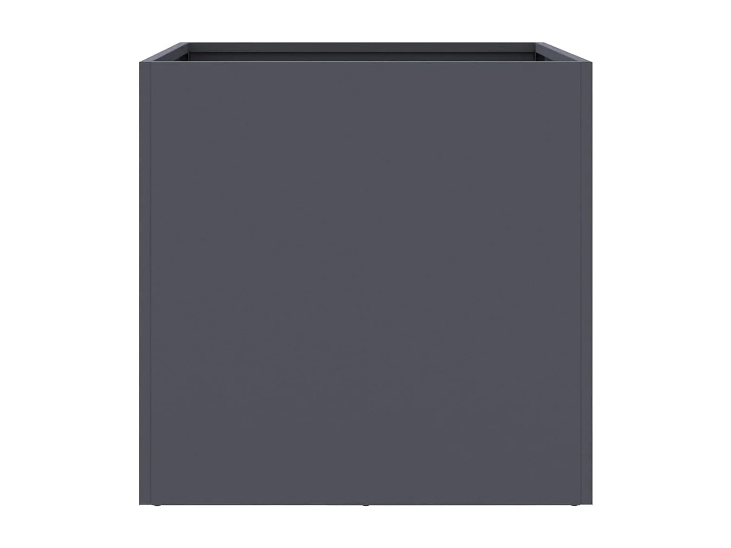 Jardinière anthracite 49x47x46 acier laminé à froid