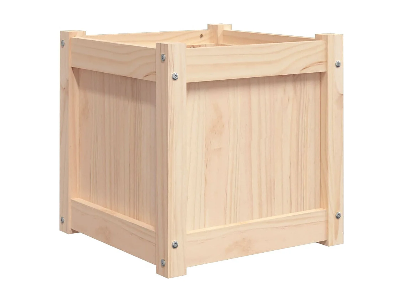 Jardinière 40x40x40 bois de pin massif