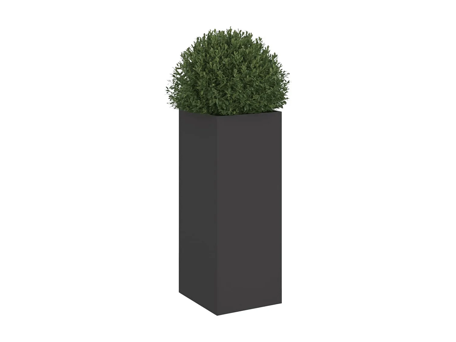 Jardinière noir 32x27,5x75 acier laminé à froid
