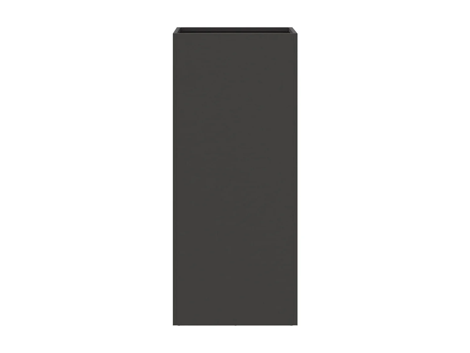 Jardinière noir 32x27,5x75 acier laminé à froid