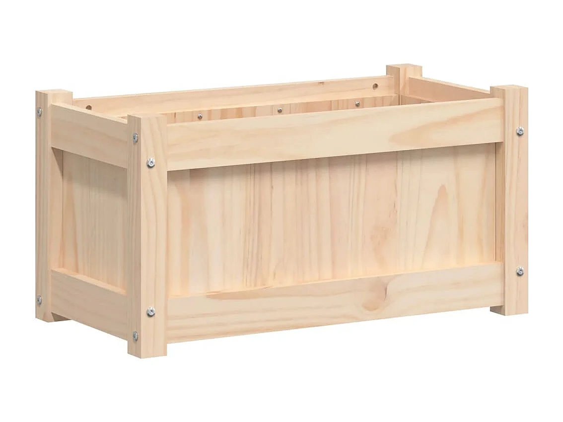 Jardinière d'extérieur 60x31x31 bois de pin massif
