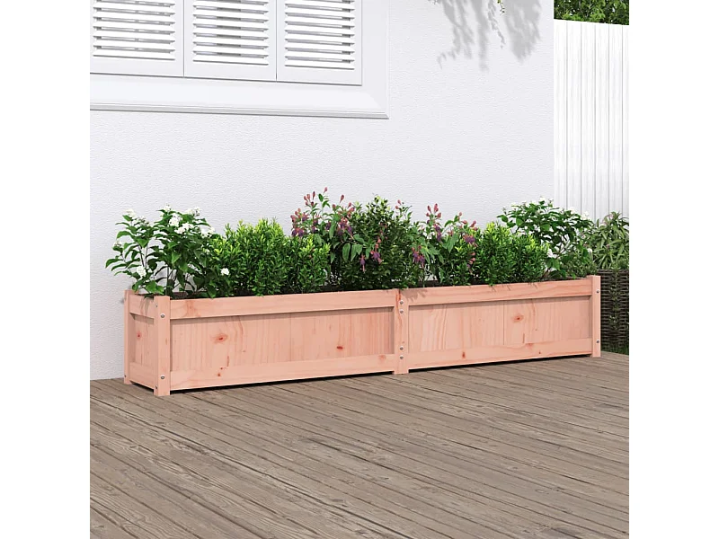 Jardinière 180x31x31 bois massif de douglas