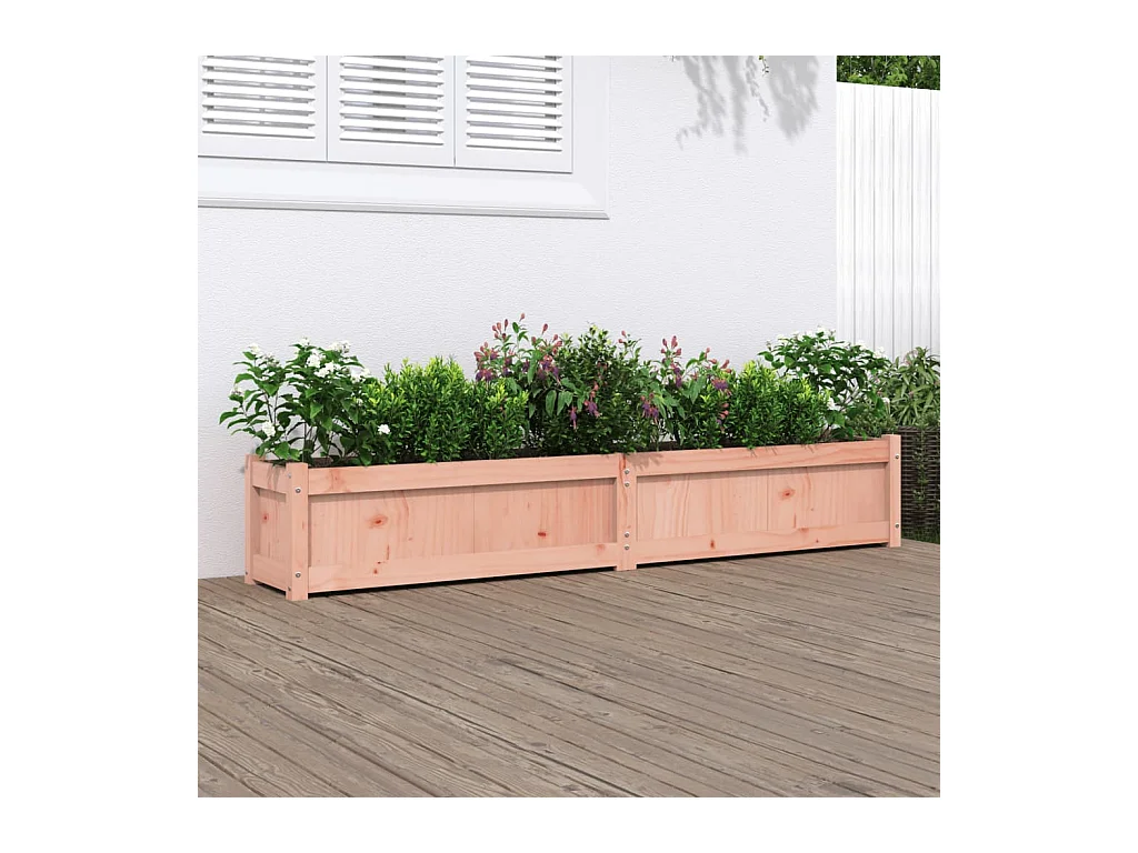 Jardinière 180x31x31 bois massif de douglas