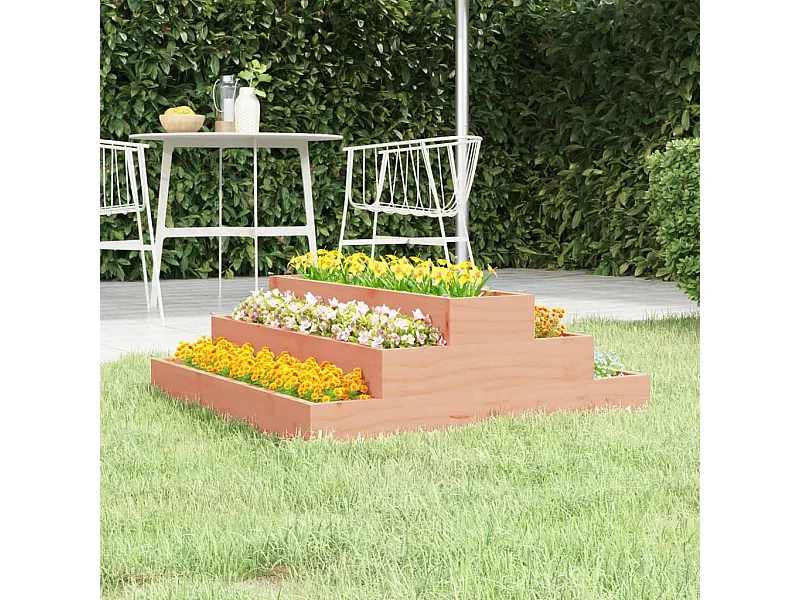 Jardinière 80x80x27 Bois de douglas massif