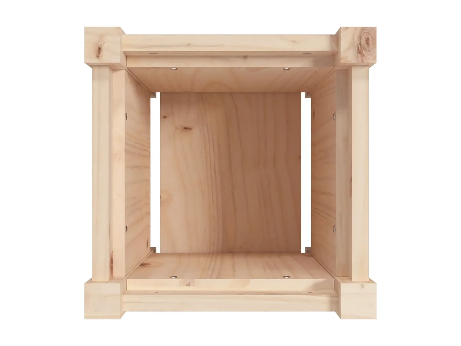 Jardinière 31x31x31 bois de pin massif