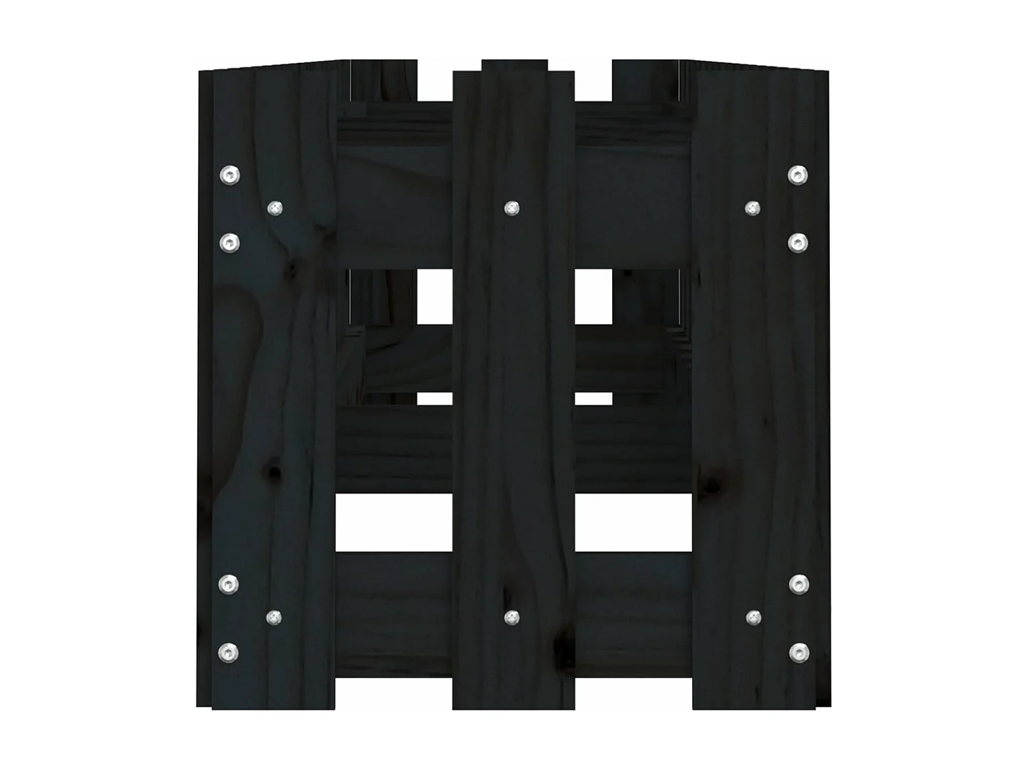 Lit surélevé de jardin design de clôture 200x30x30 pin massif