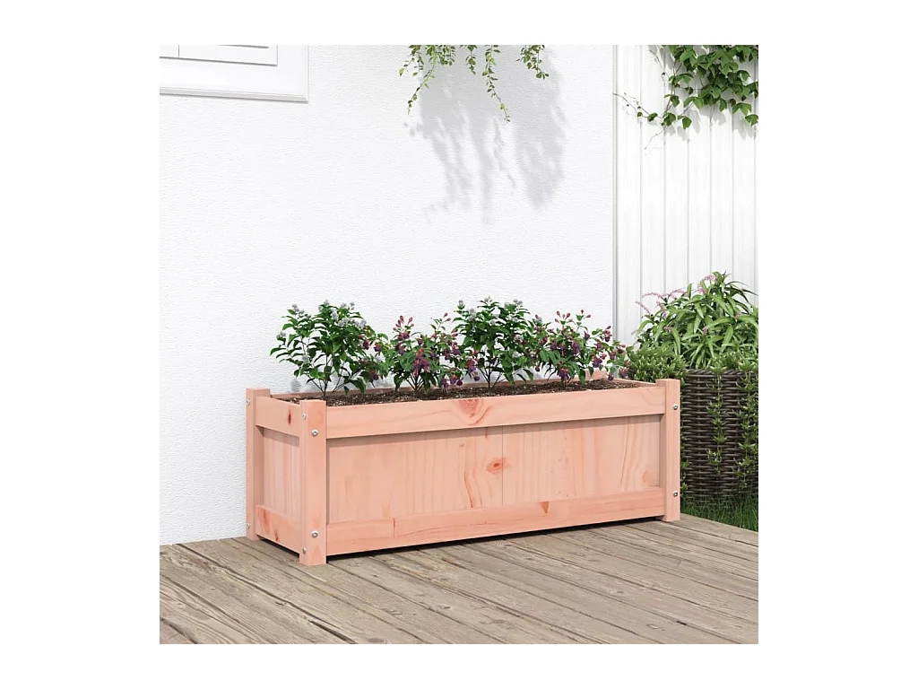 Jardinière 90x31x31 bois massif douglas