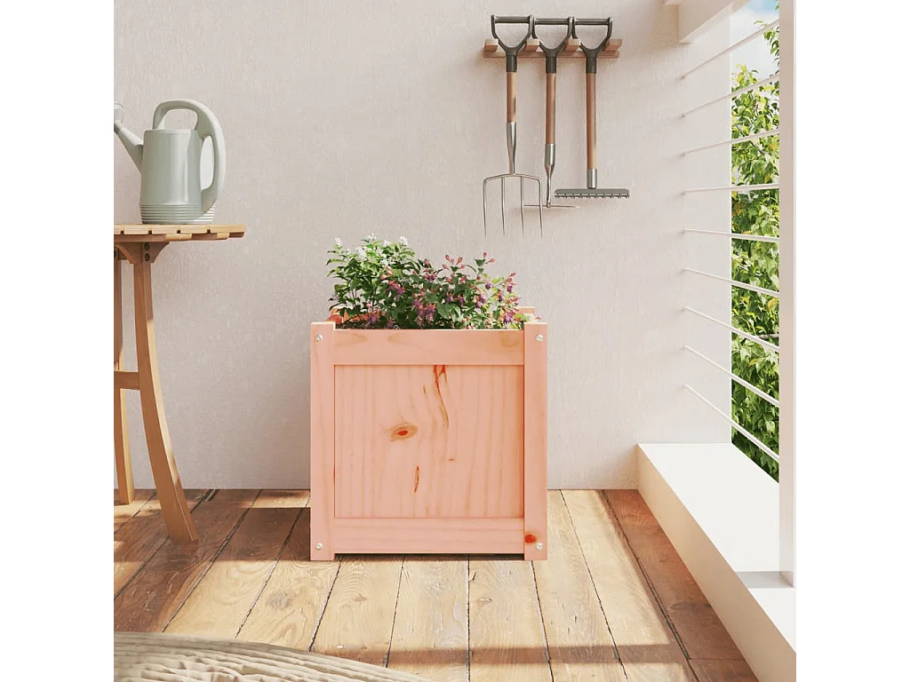 Jardinière 40x40x40 bois massif douglas