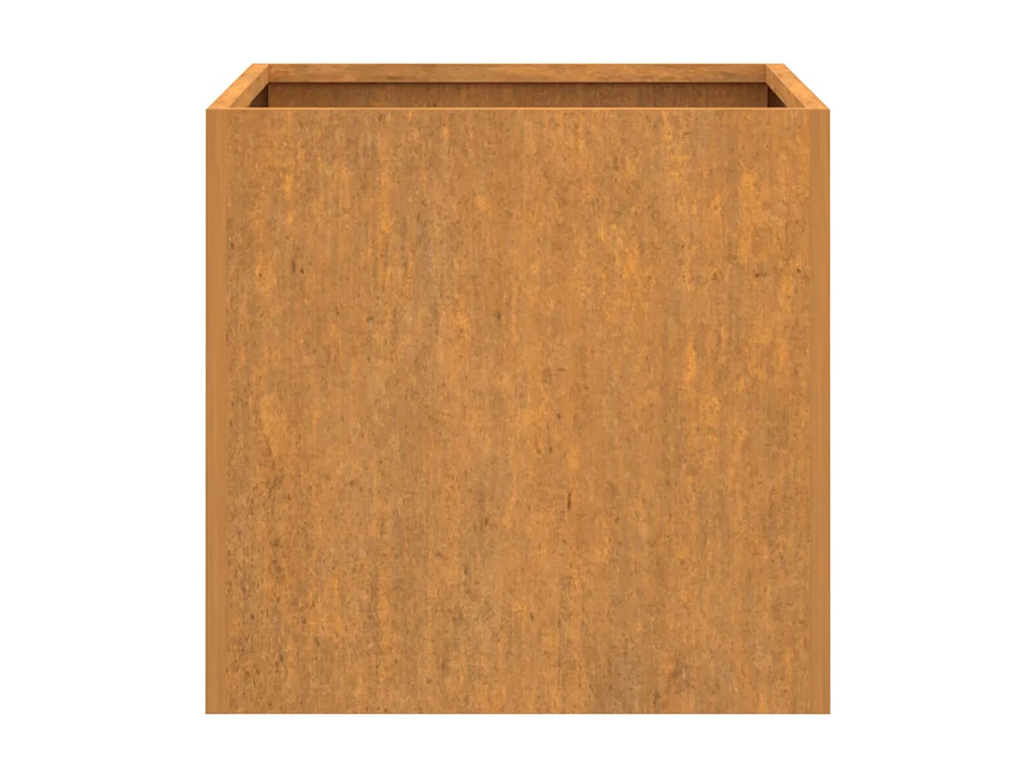 Jardinière 49x47x46 acier corten