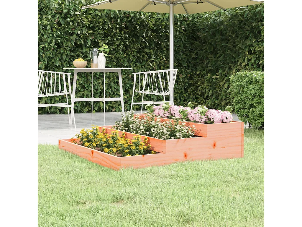 Jardinière 107x107x27 Bois de douglas massif