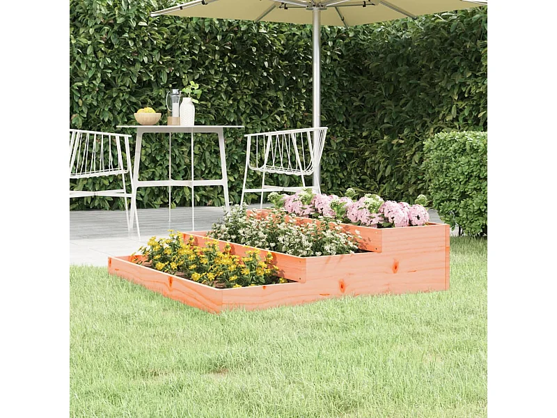 Jardinière 107x107x27 Bois de douglas massif