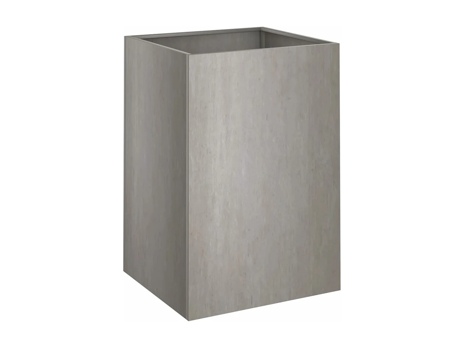 Jardinière 42x38x75 acier corten