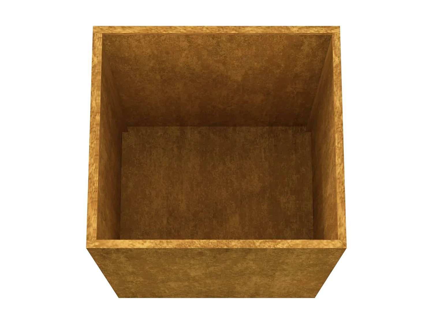 Jardinière 42x38x75 acier corten