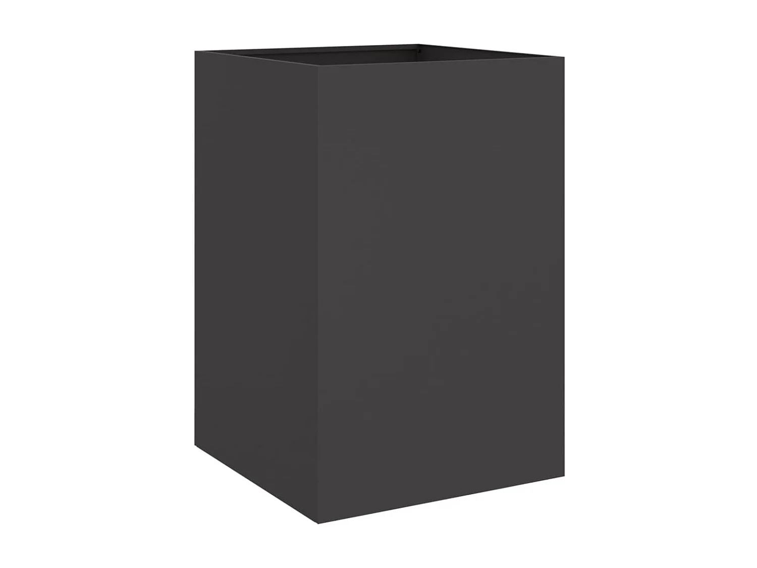 Jardinière noir 52x48x75 acier laminé à froid