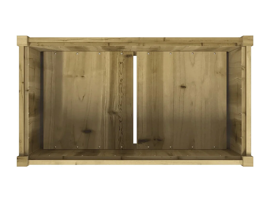 Jardinière 90x50x70 bois de pin imprégné