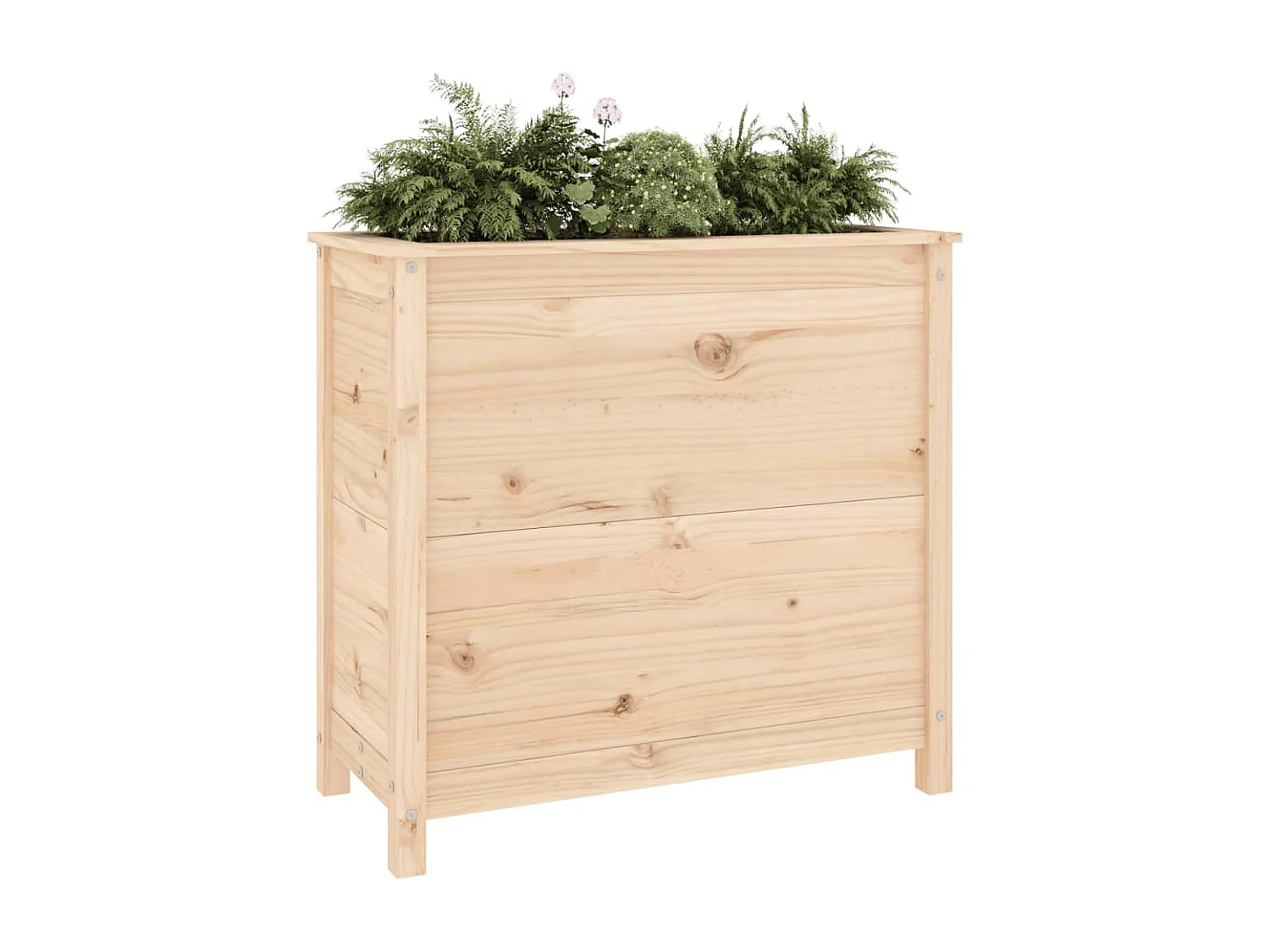 Jardinière 82,5x40x78 bois de pin massif