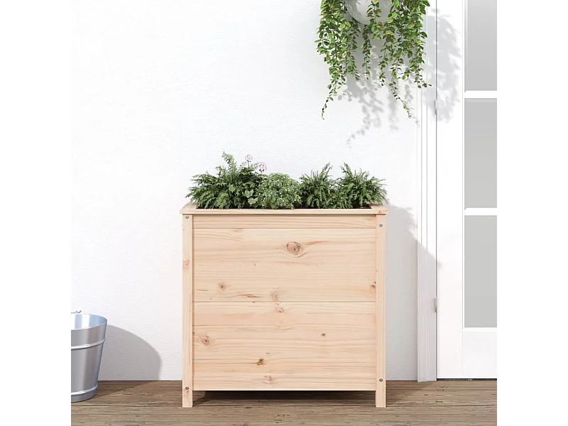Jardinière 82,5x40x78 bois de pin massif