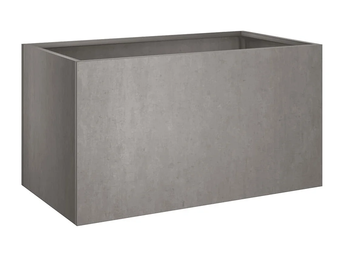 Jardinière 62x40x39 acier corten