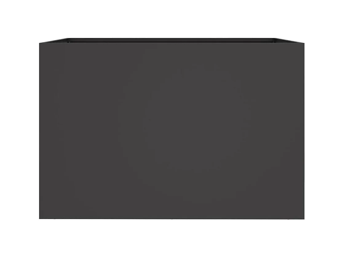 Jardinière noir 62x47x46 acier laminé à froid