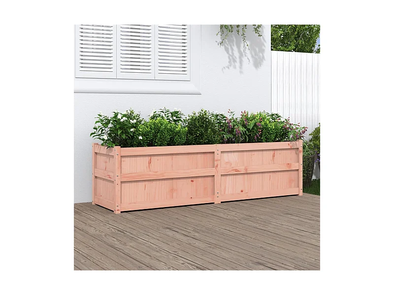 Jardinière 180x50x50 bois massif de douglas