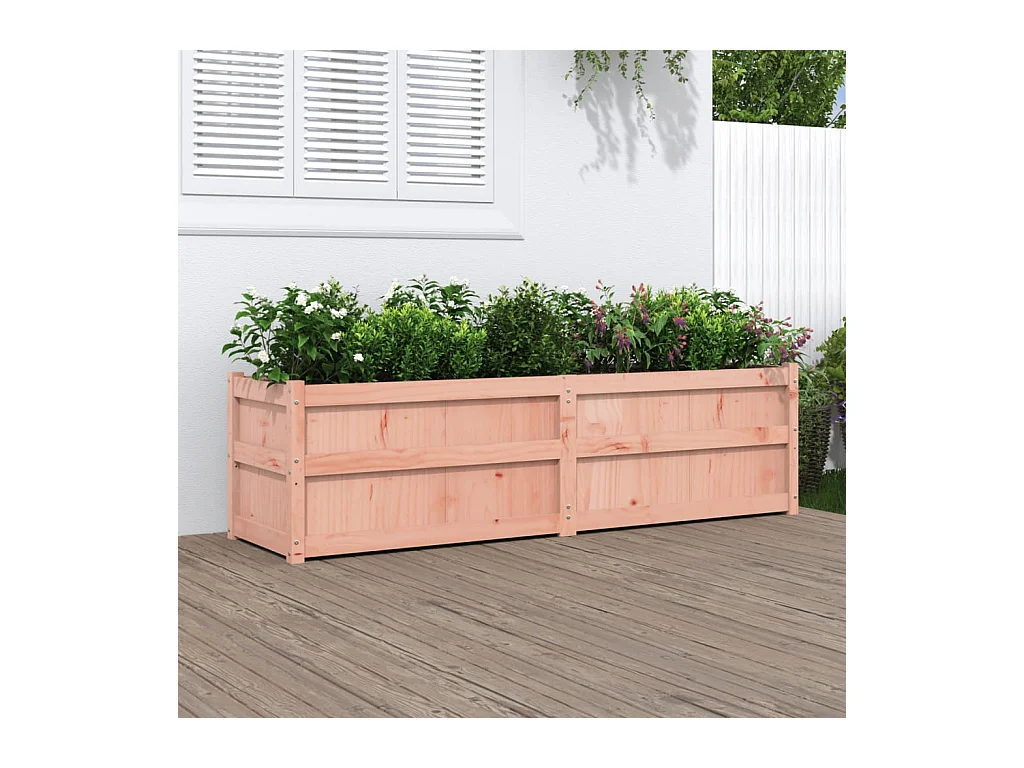 Jardinière 180x50x50 bois massif de douglas