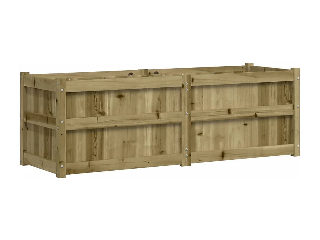 Jardinière 150x50x50 bois de pin imprégné