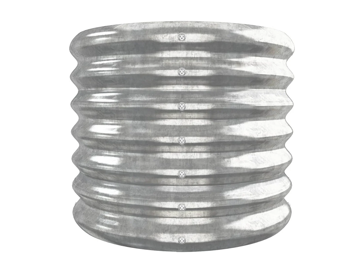 Jardinière Acier enduit de poudre 260x40x36 Argenté