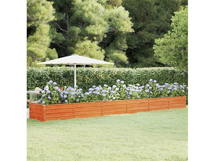 Bouchon De Lit / Bordure Jardin En Fer Rouillé - Style Antique 56cm - Aubaho