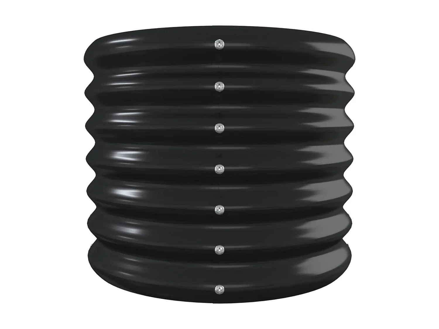 Jardinière Acier enduit de poudre 332x40x36 Anthracite