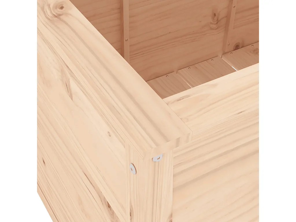 Lit surélevé de jardin 119,5x82,5x78 bois de pin massif