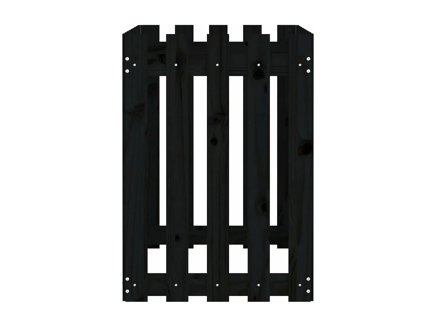 Lit surélevé de jardin design de clôture 100x50x70 pin massif