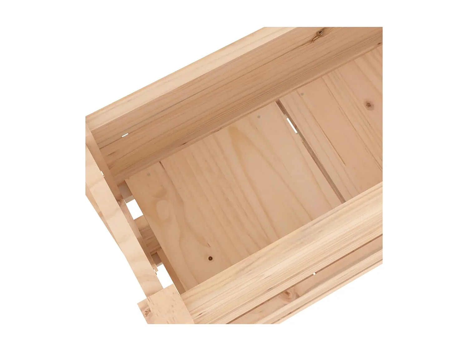 Jardinière 77x25x66 Bois massif de pin