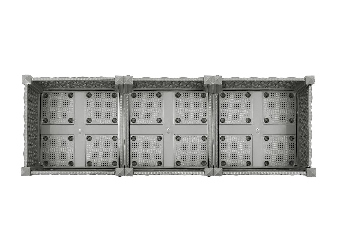 Lit surélevé 120x40x23 Polypropylène