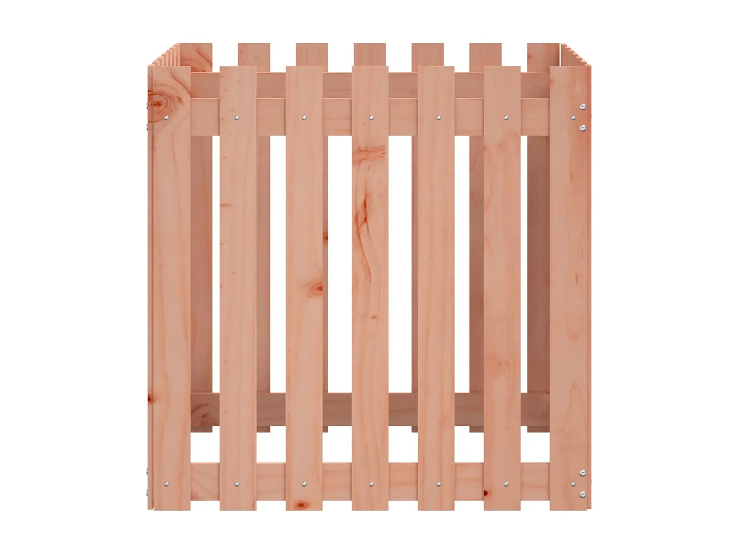 Jardinière avec design de clôture 70x70x70 douglas massif