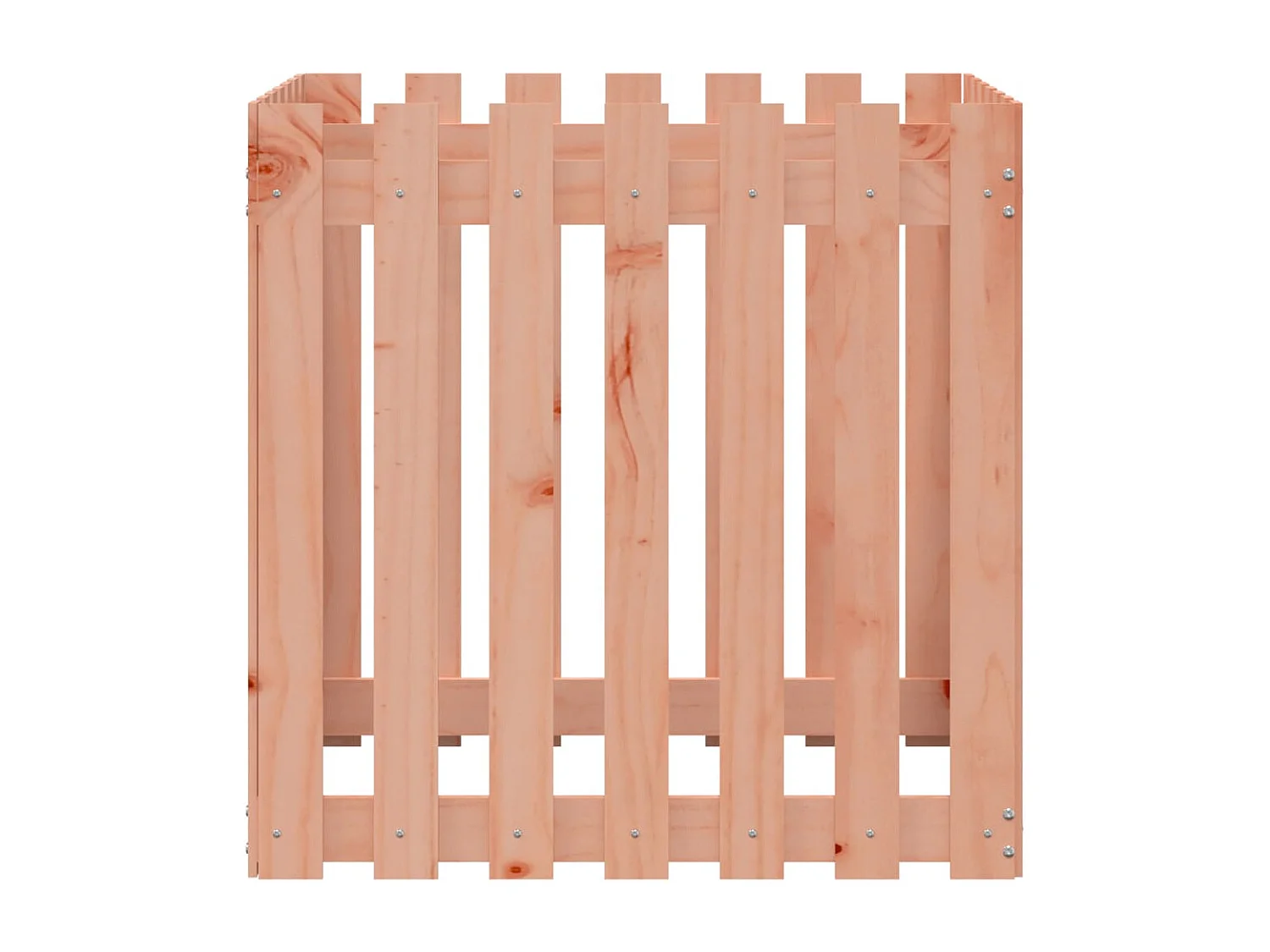 Jardinière avec design de clôture 70x70x70 douglas massif